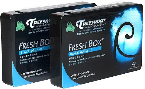 Treefrog Xtreme Fresh Air Freshener Black Squash Scent 2 Packs